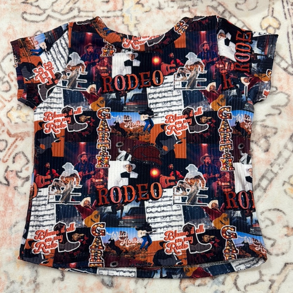 Garth Rodeo Ribbed Tee - Small Shop 9-12m